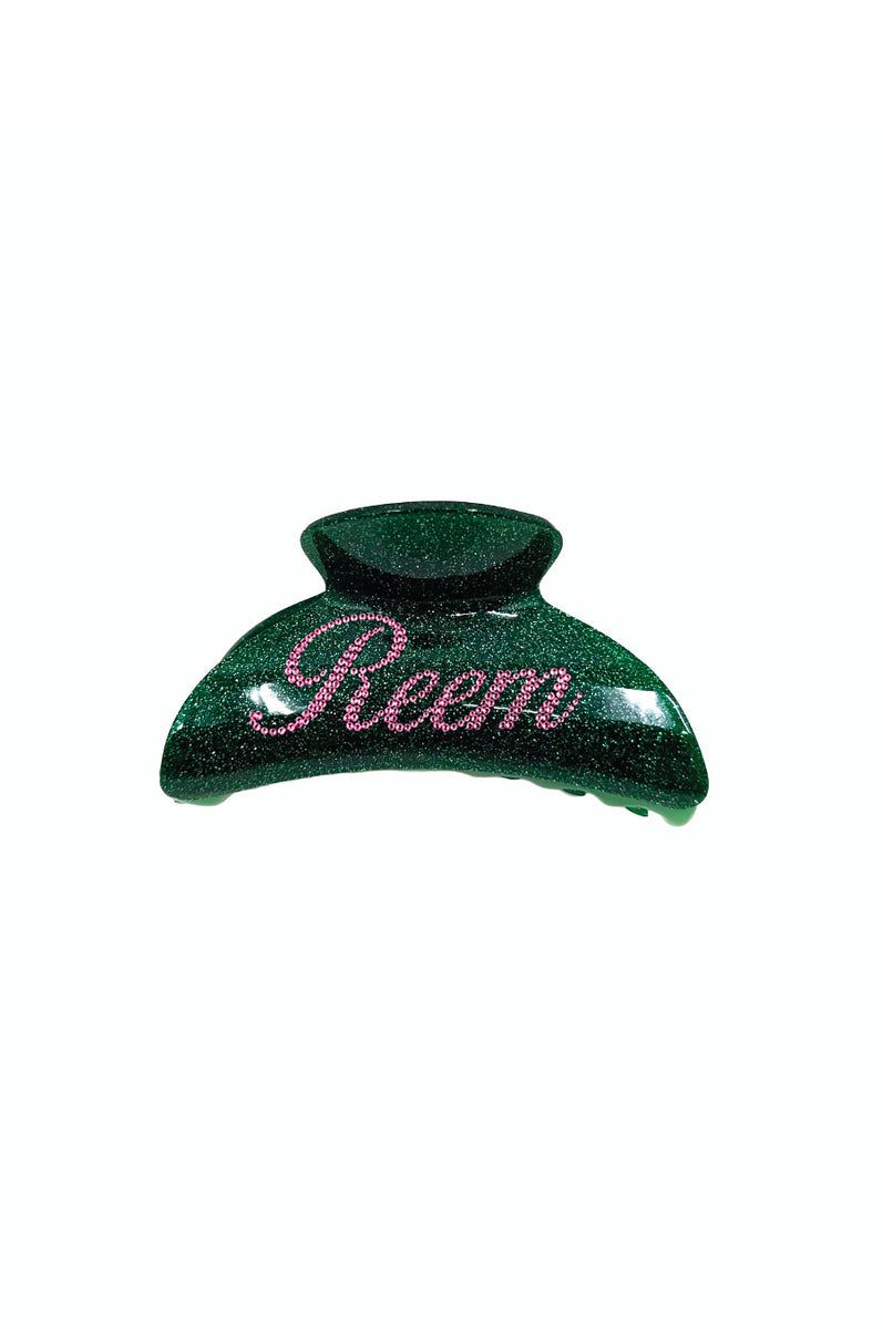 Custom Claw Clip - Dark Green
