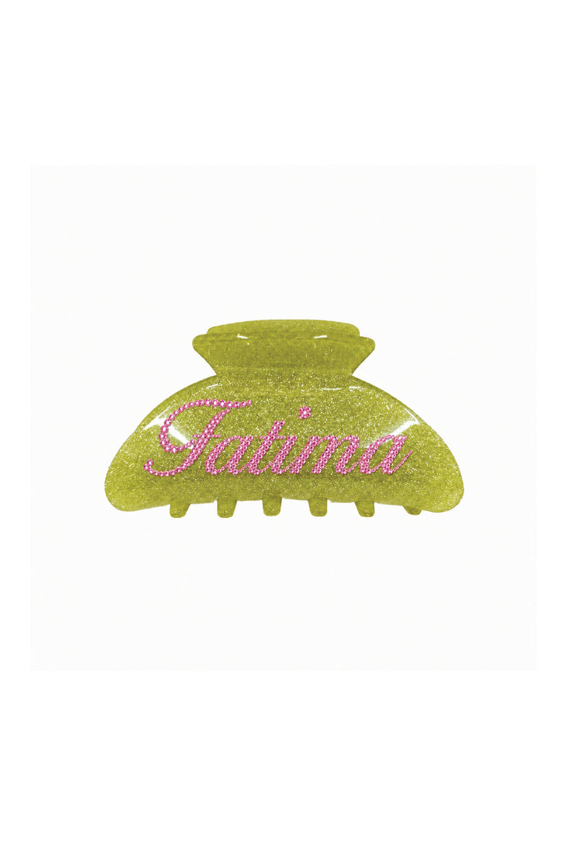 Custom Claw Clip - Lime Green