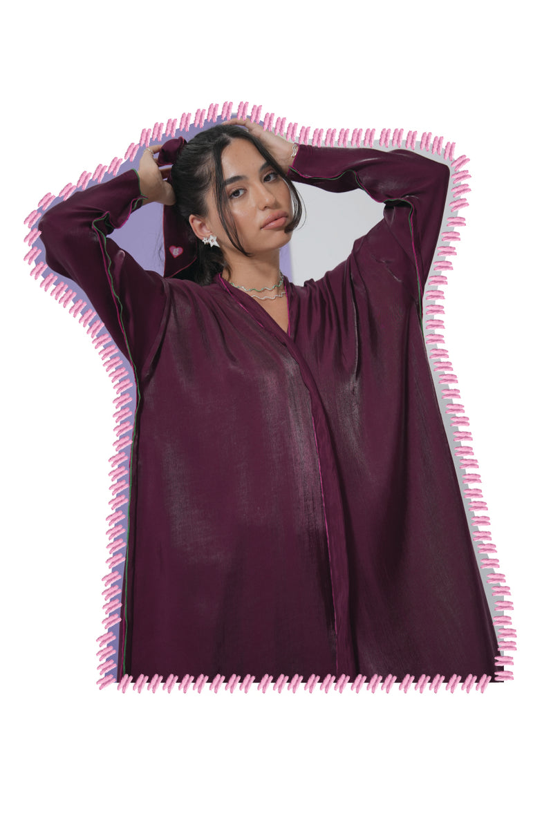 Double Stitch Maroon